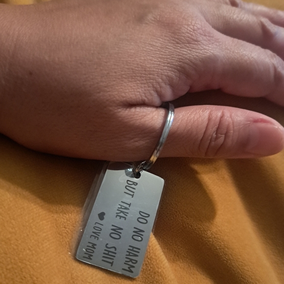 Funny Gift Keychain with Quote - Picture 3 of 3